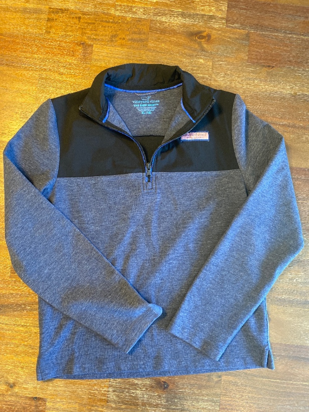 Boys' Vineyard Vines Half-Zip Shep Shirt Pullover Size 18